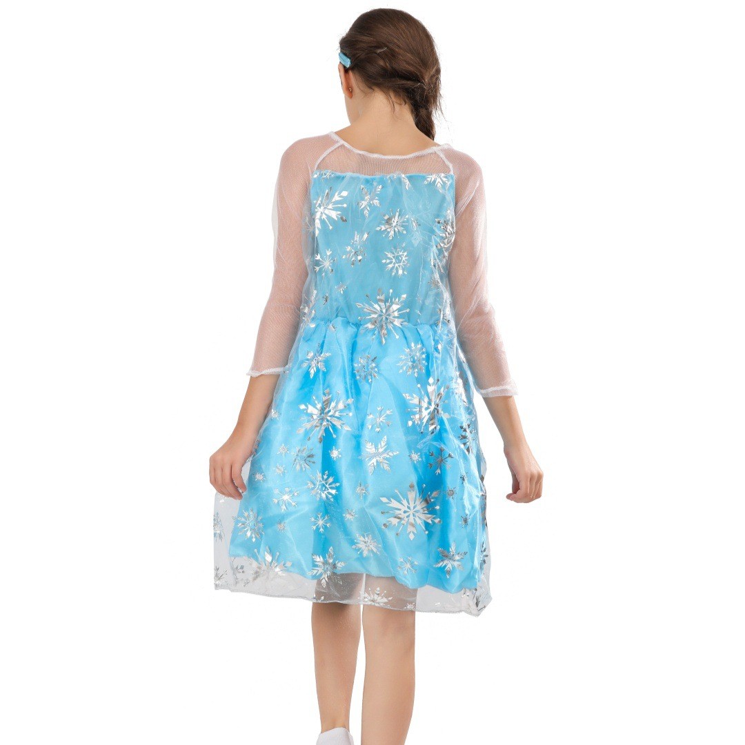 Popular Frozen Elsa princess dress2